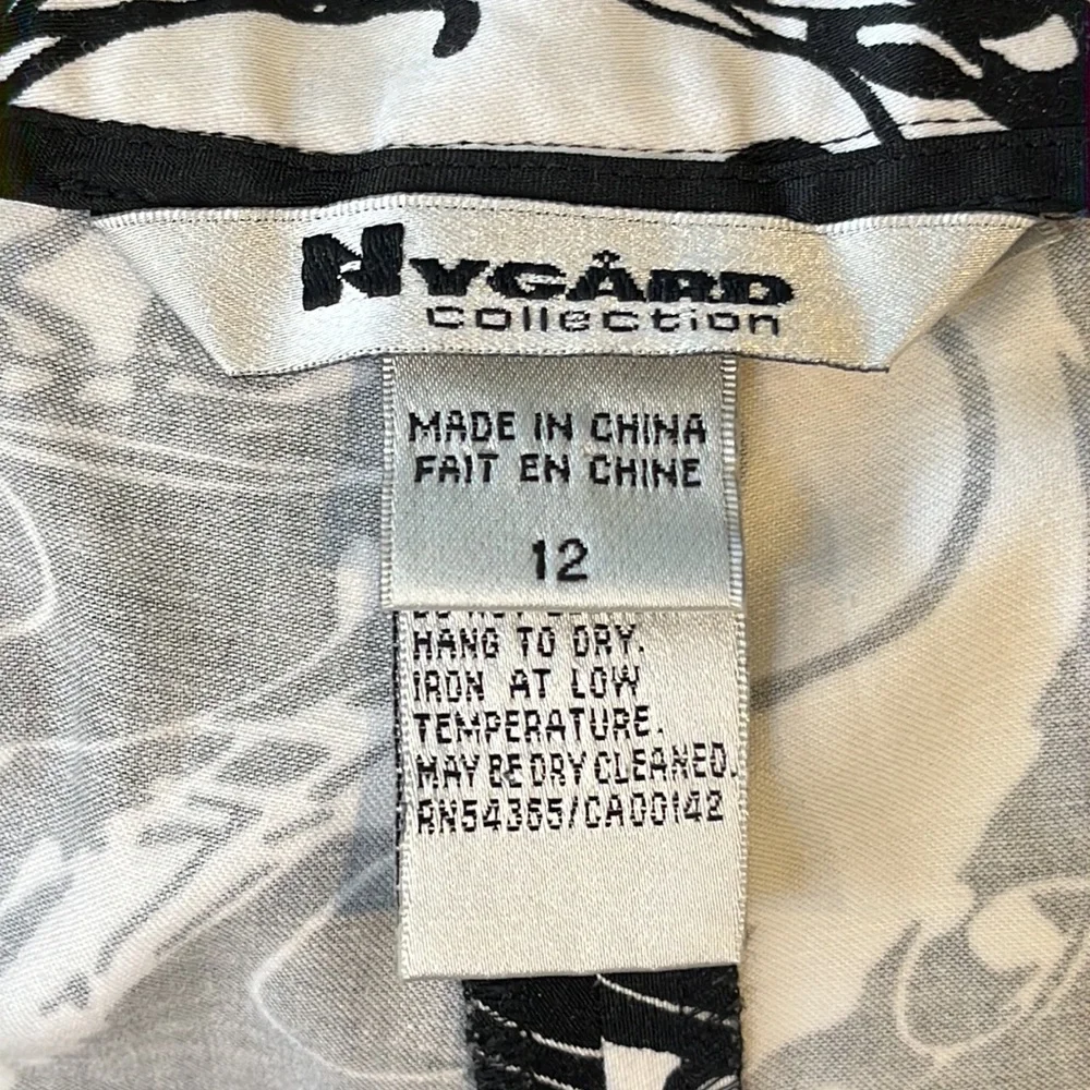 Nygard Black & White Pants - Picture 3 of 3